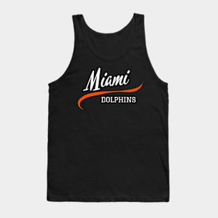 Dolphins Wavy Tank Top